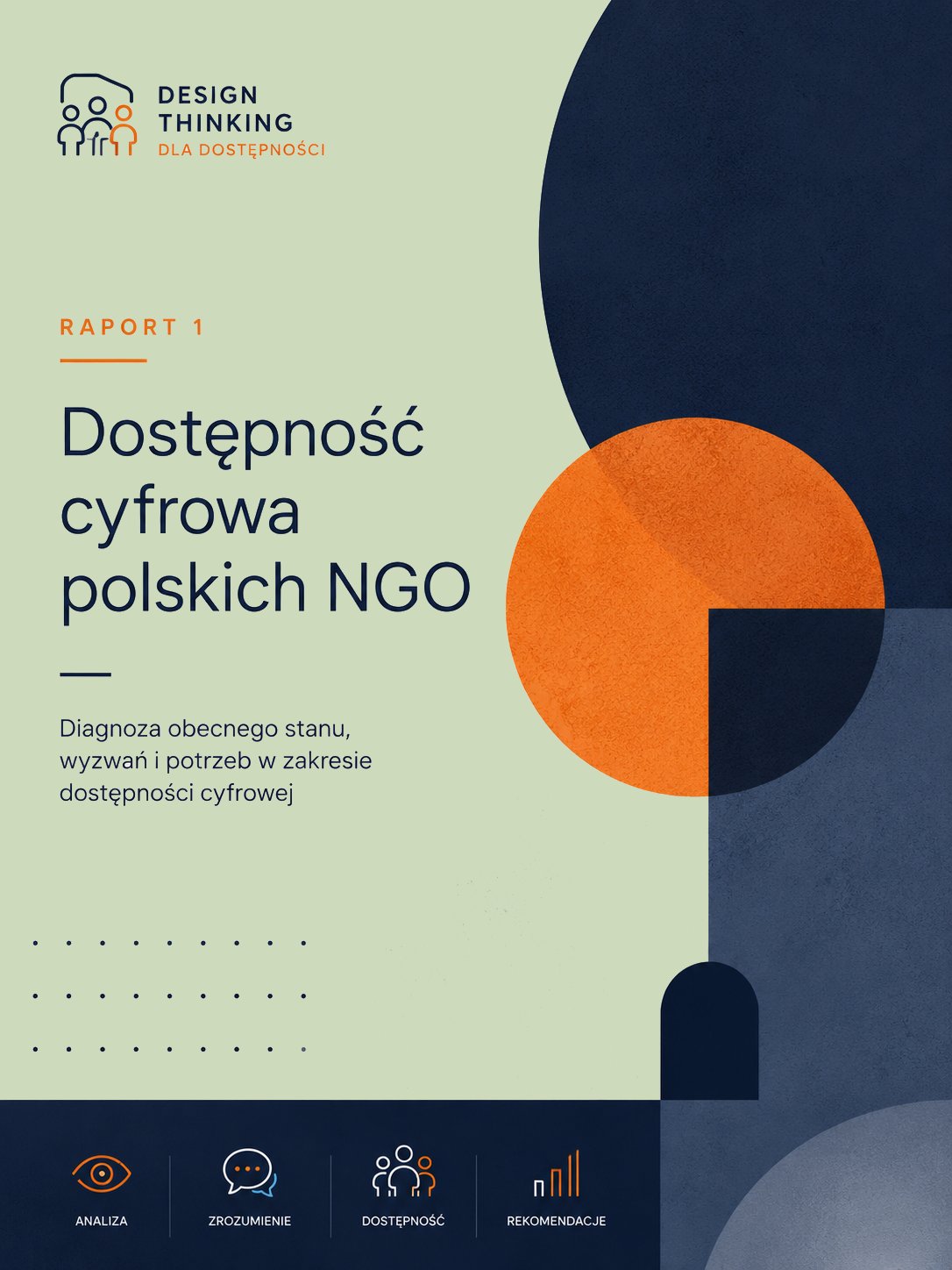 Okładka raportu: Dostępność cyfrowa polskich NGO — stan 2026